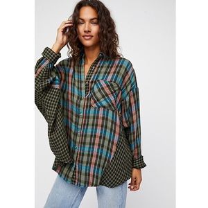 Free People One of the Guys Button Down